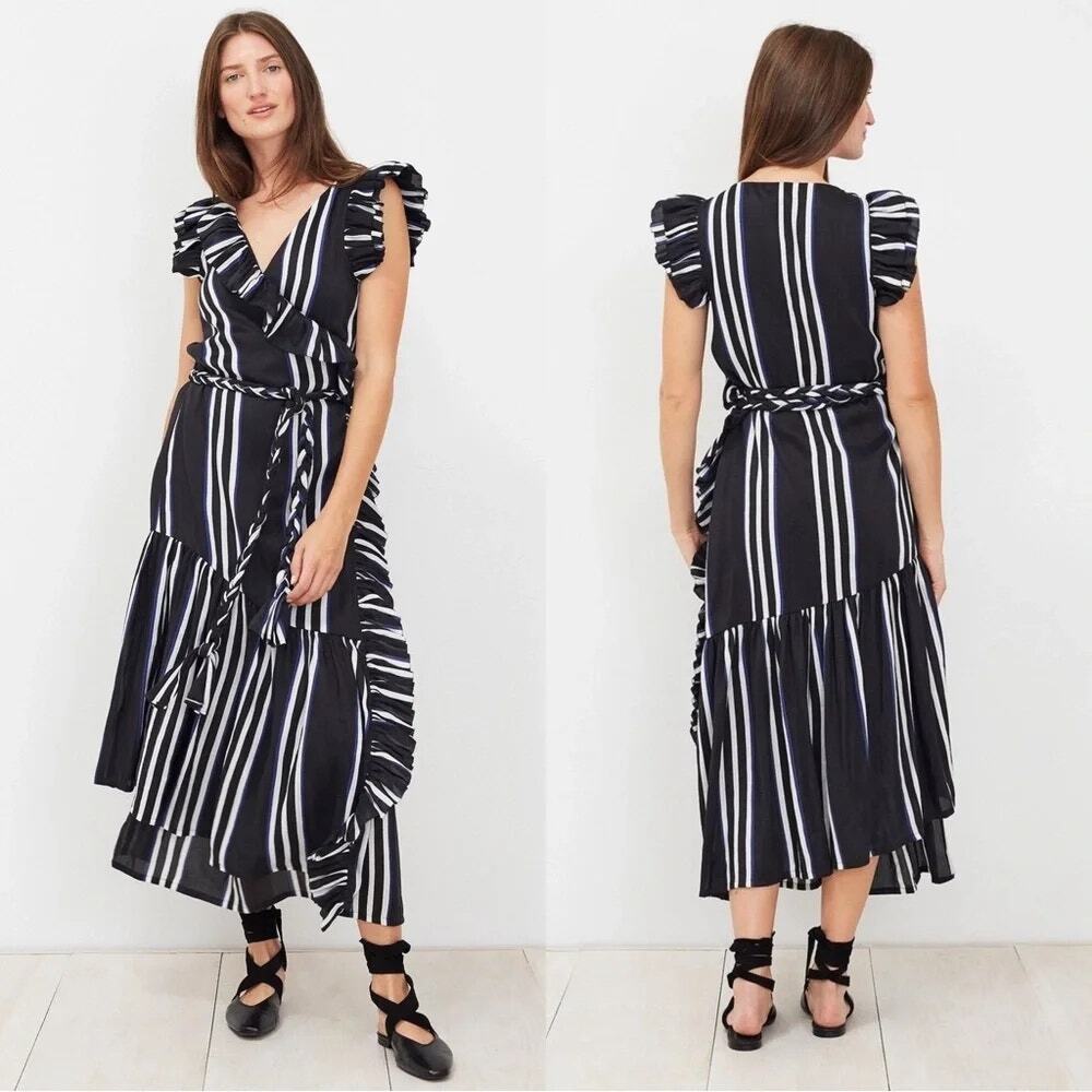 APEICE APART Costa Del Sol Wrap Dress Size 2 NWT